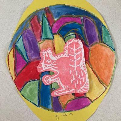 Red Squirrel Artwork